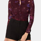 Astr - Yasmine Abstract Mesh Top