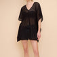 Echo - Women's Eyelet Butterfly Caftan Dress