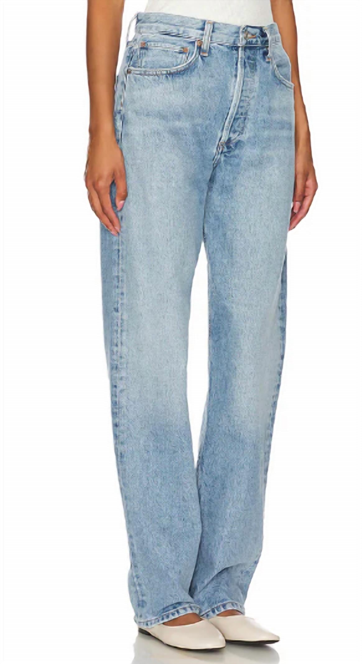 Agolde - Kelly High Rise Relaxed Straight Jeans