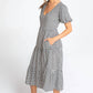 Lovestitch - Gingham Puff Sleeve Midi Dress