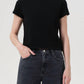 Agolde - Adine Shrunken Crewneck Tee