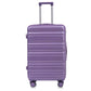 HIFINE Tourist 3-Piece ABS Spinner Wheel Luggage Set (Purple)