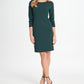 womens-green-long-sleeve-jewel-neck-sheath-dress-size-10