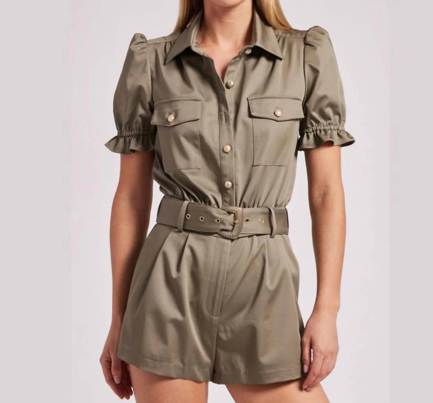 Generation Love - Natalina Gabardine Romper