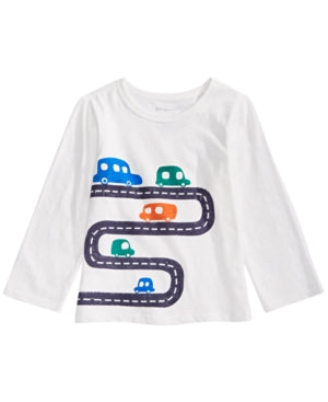 First Impressions Toddler Boy's Cars Print Cotton T-Shirt White Size 4T