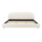 Upholstered Simple Modern Bedroom Bed With Curved Headboard