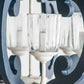 Wood Chandelier 6 Light Farmhouse Pendant Lighting Cream