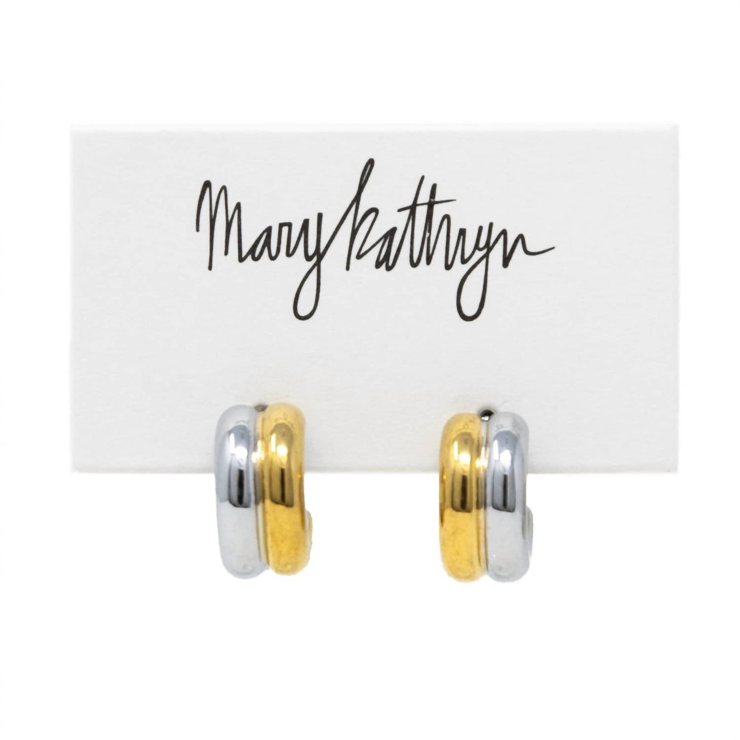 Mary Kathryn Designs - Women After Midnight Two Toned Huggies