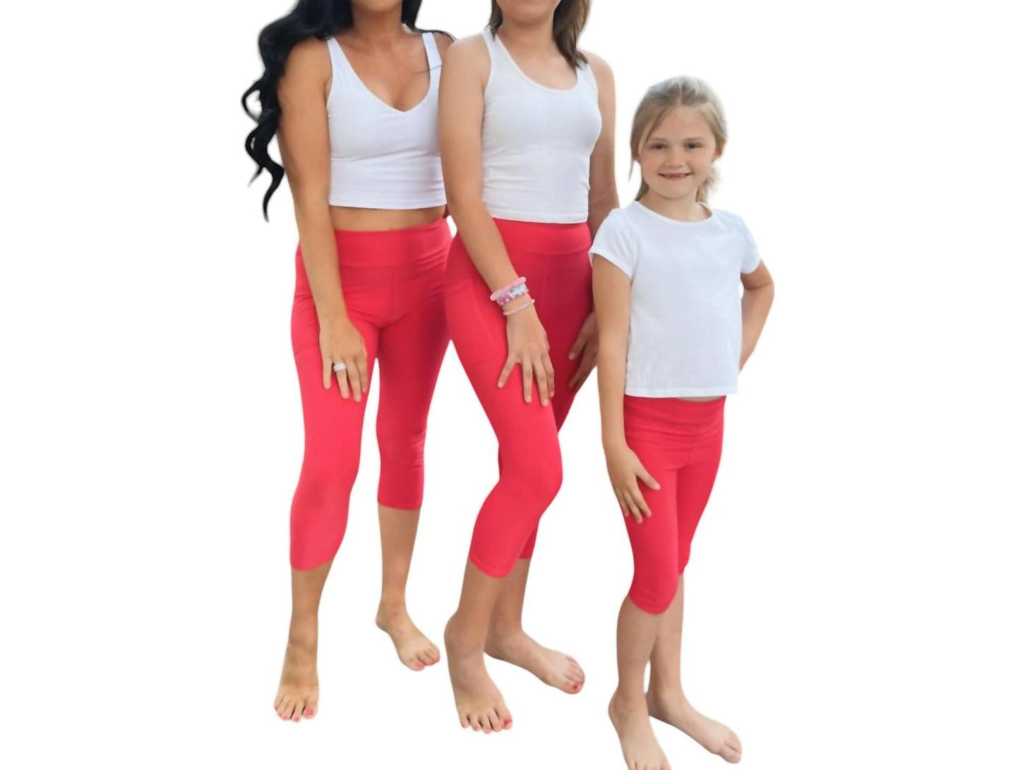 Julia Rose - Tween Capri Leggings With Pockets