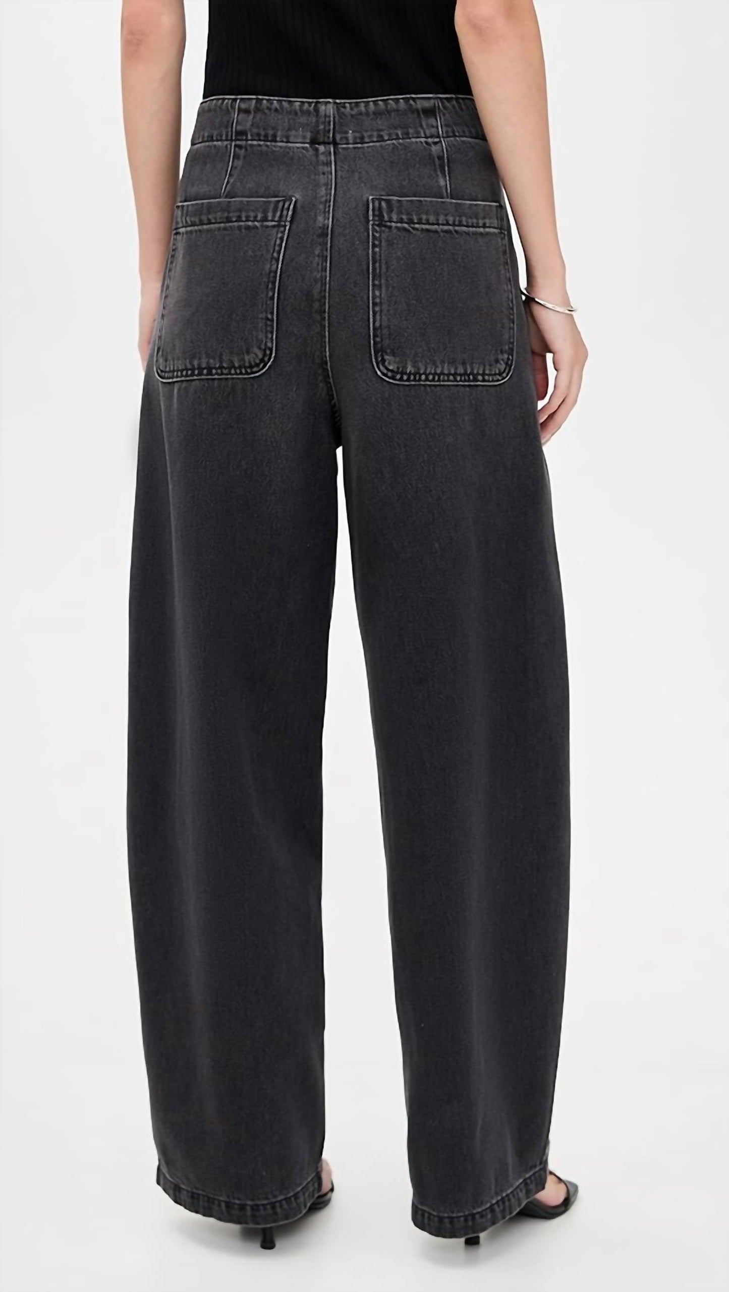 Pistola - Lottie High Rise Relaxed Bowed Leg Jeans