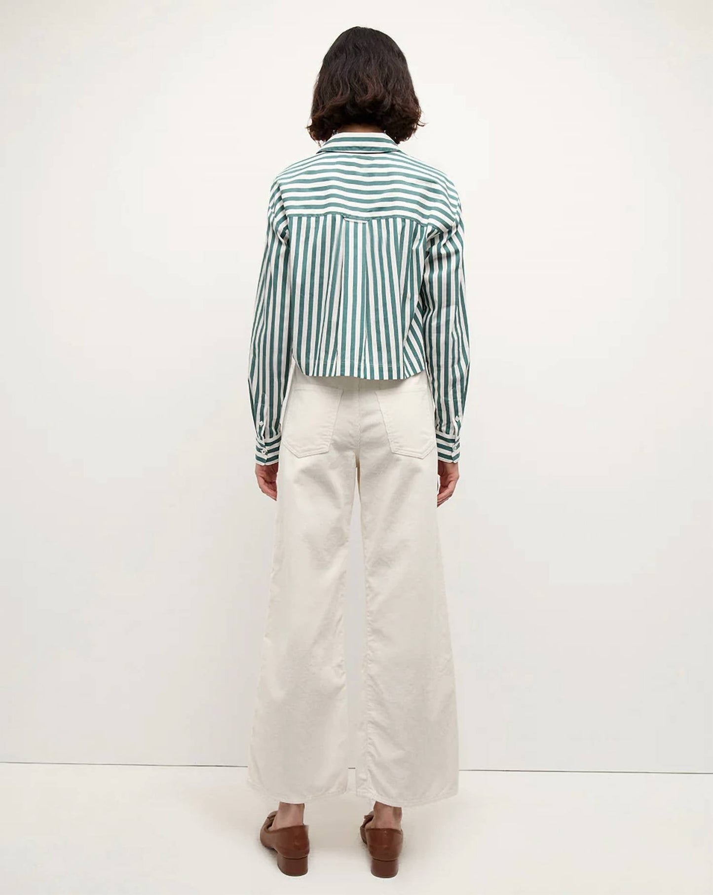 Veronica Beard - Taylor Corduroy Cropped High Rise Wide