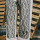 COMMONS LACE HAND STITCHED DOUBLE KNEE PANT WHITE (R42)