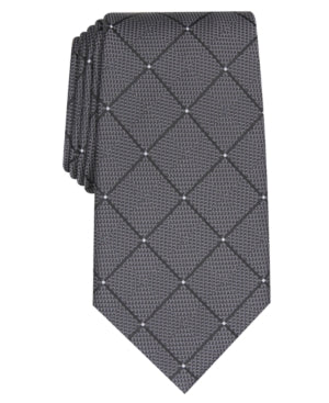 Perry Ellis Portfolio Mens Burr Business Professional Neck Tie Black O/S
