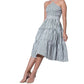 Lusana - Arlen Belted Poplin Midi Dress