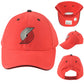 NBA Portland Trail Blazers XZ176 Adjustable Red Adults Men Relaxed Hat Cap