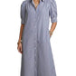 Adrienne - Short Sleeve Stripe Dress