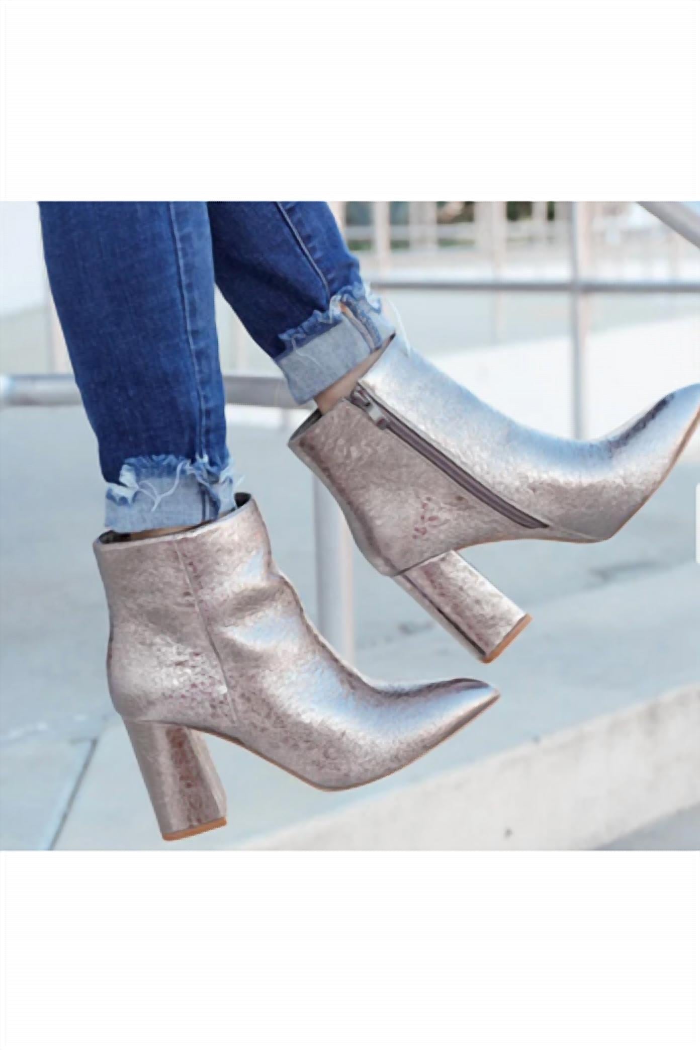 Shu Shop - Women's Baby I'm A Star Pewter Booties