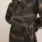 Z Supply - Women's Jackie Plaid Trench Coat