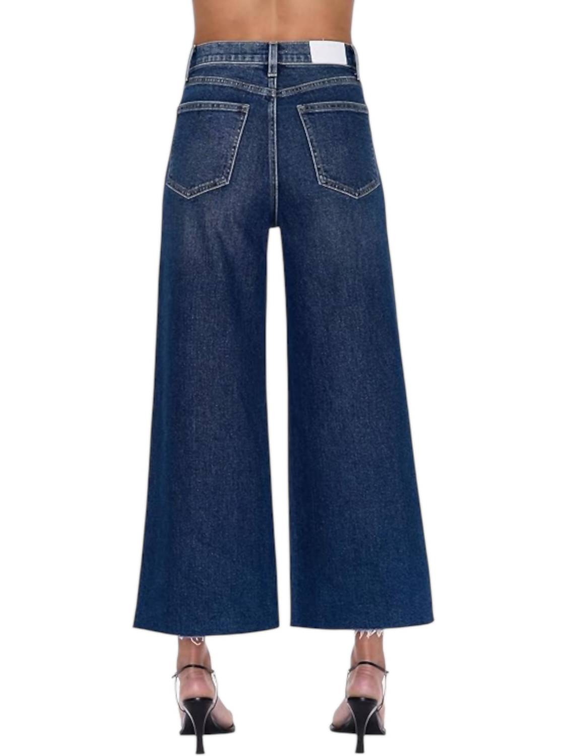 Pistola - Lana Crop High Rise Ultra Wide Leg Jeans