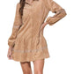 Able - Wavy Detail Babydoll Dress