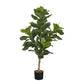 47" Tall Artificial Fiddle Tree Indoor Faux Plant