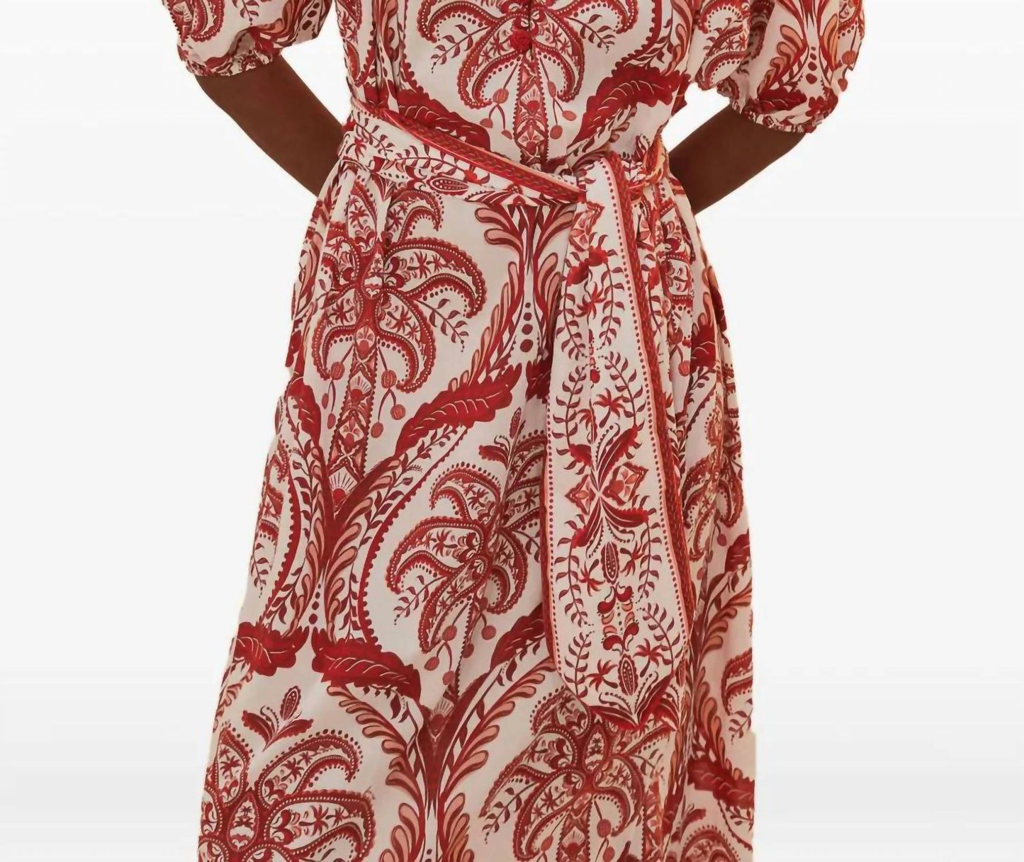 Farm Rio - TROPICAL CAMEO BELTED MAXI DRESS