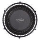 JumpSport 350 Indoor Lightweight 39" Fitness Trampoline, Black with White Frame