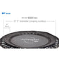 JumpSport 550f PRO Indoor Lightweight 44 Inch Folding Fitness Trampoline, Black