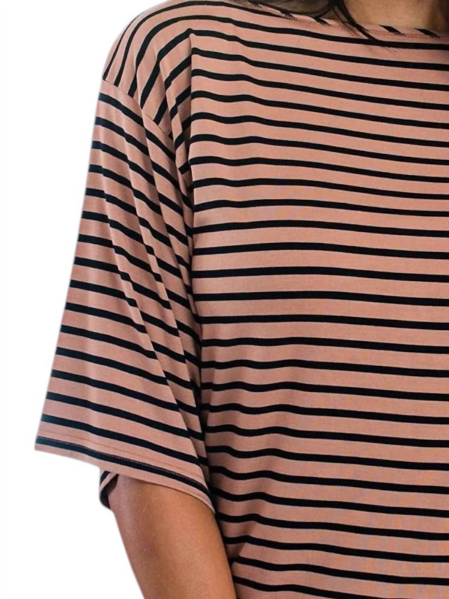 Yala - Jaclyn Wide Sleeve Boatneck Bamboo Top