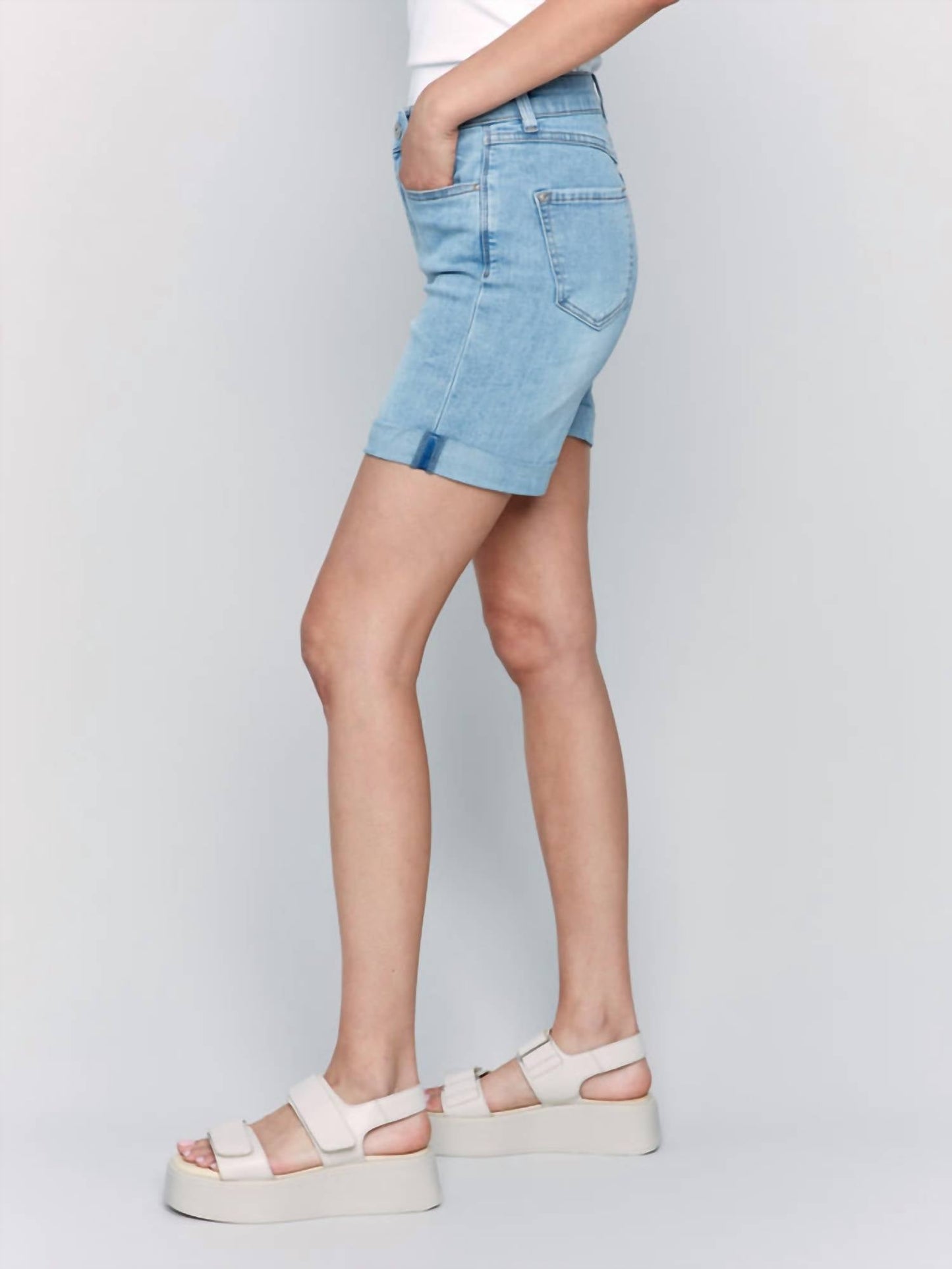 Charlie B - Rolled Up Cuff Shorts