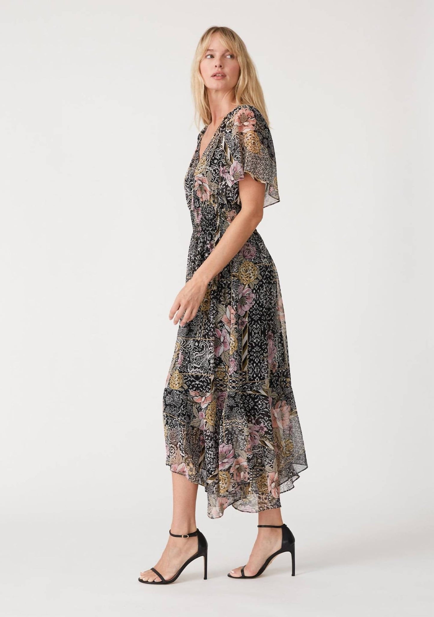 Lovestitch - Leilani Patchwork Print Dress