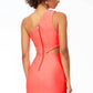Ashleylauren - One-sleeve Cut Out Cocktail Dress