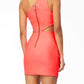 Ashleylauren - One-sleeve Cut Out Cocktail Dress