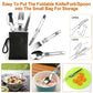 16pcs Camping Cookware Set with Kettle and Stove Pot