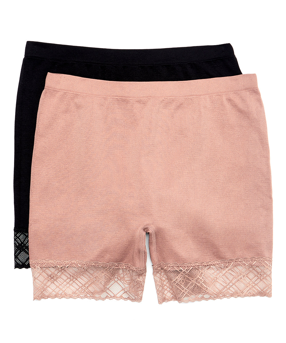 Rene Rofe Women's Black & Light Beige Shorts Size L