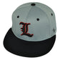 NCAA Louisville Cardinals Zephyr Flat Bill Hat Cap Grey Black Fitted Size