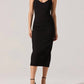 Astr - Allura Peekaboo Lace Midi Dress
