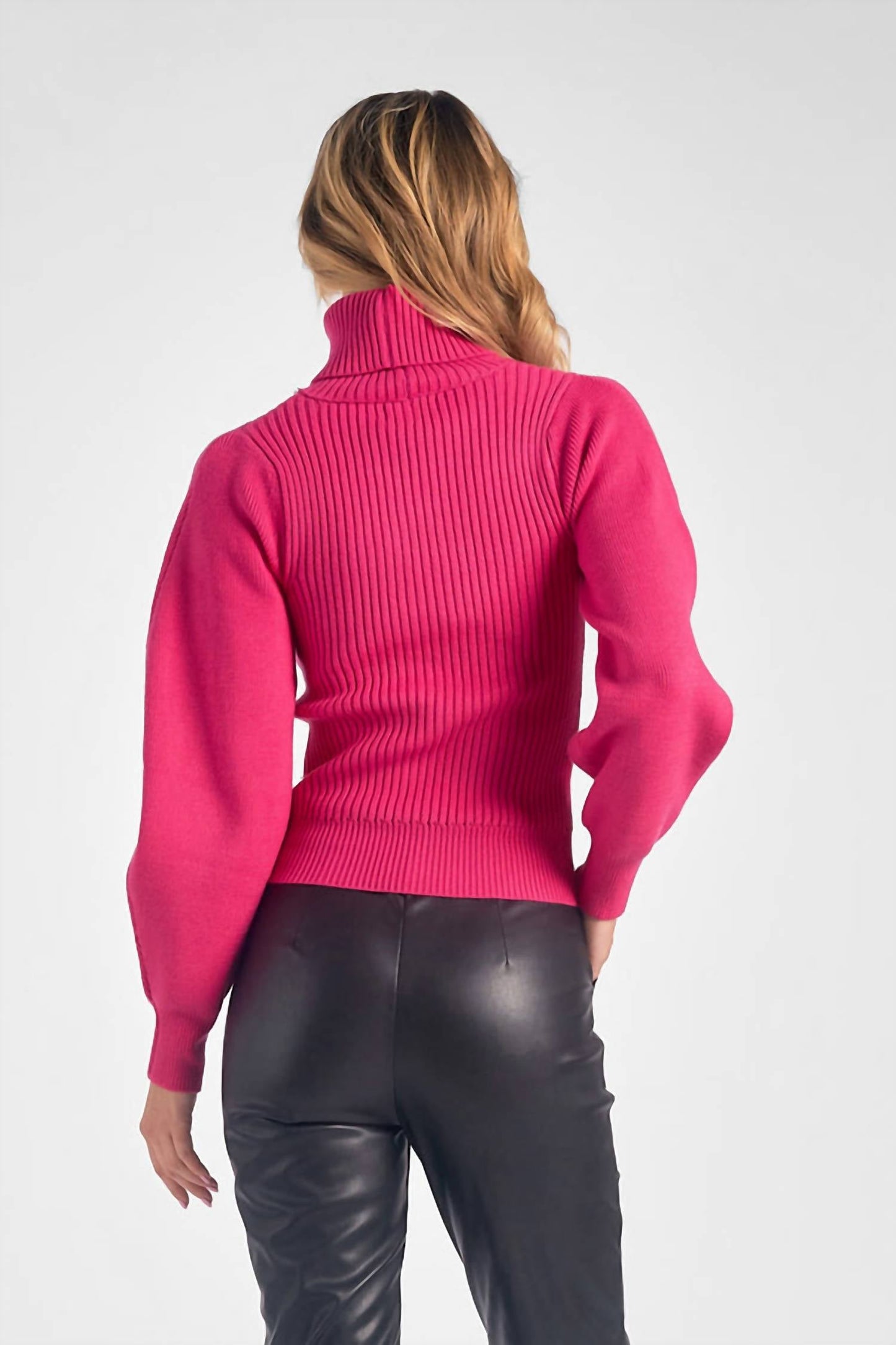 Elan - Peek-a-boo Cut Out Turtleneck Sweater