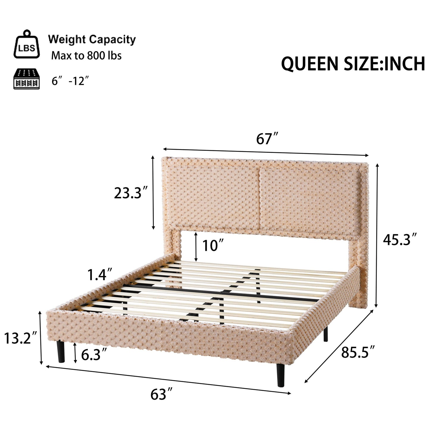 Soft Bed Comfortable Backrest for Bedroom