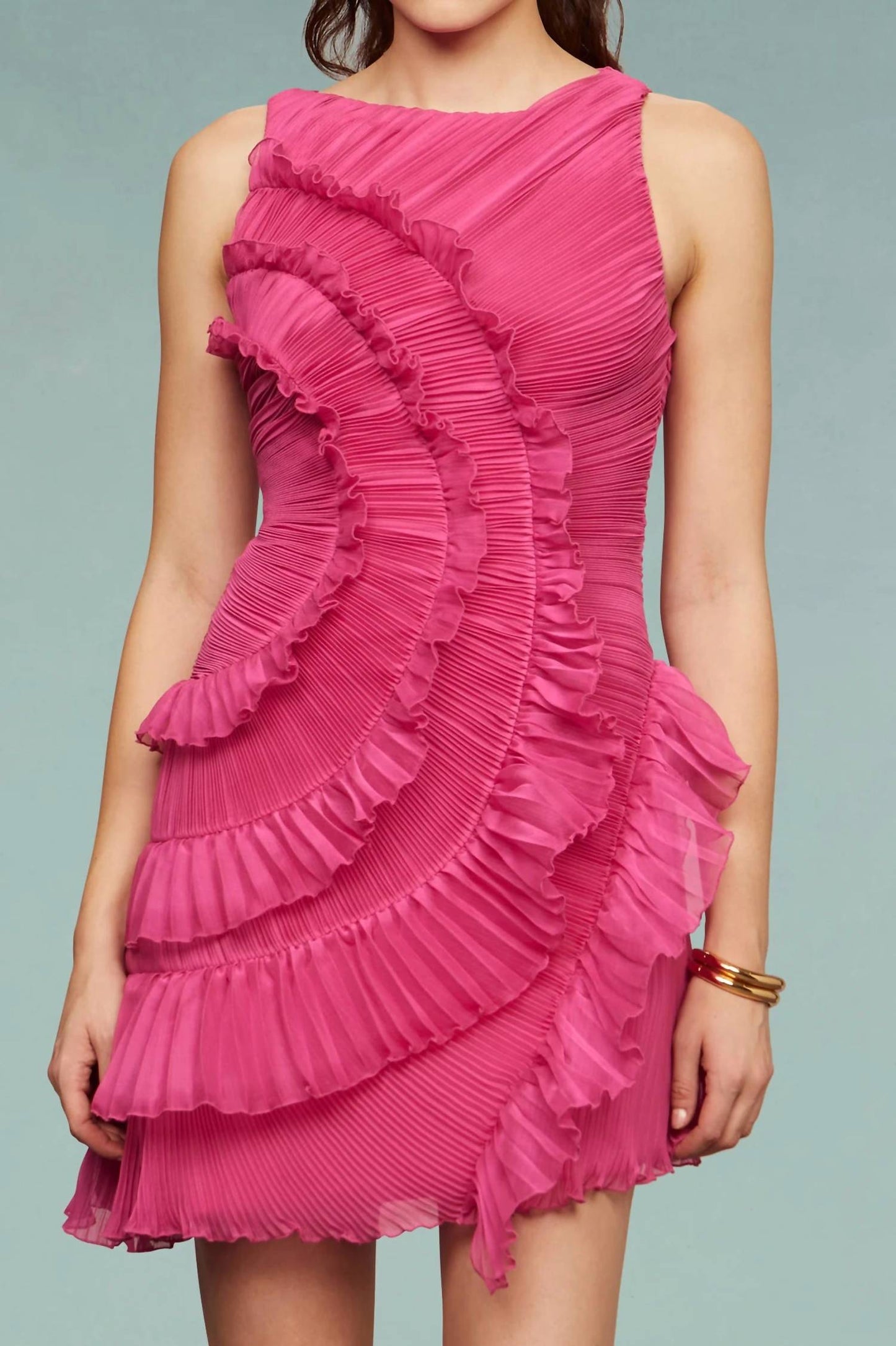 Amur - Emilia Cascade Mini Dress
