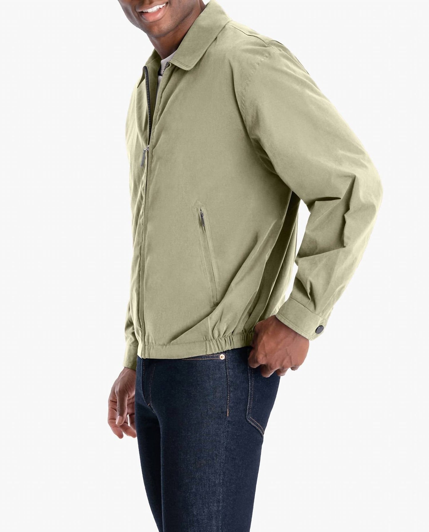 London Fog - Auburn Light Weight Zip Front Golf Jacket
