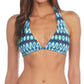 Kenneth Cole - Ikat in the Act Tie Twist Front Bandeau Tankini Top