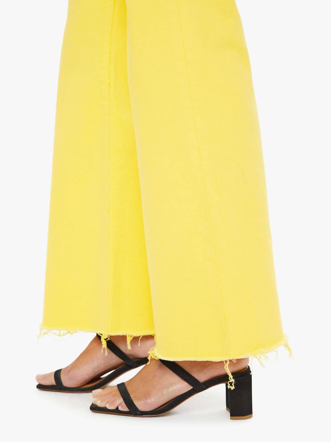 Mother - Tomcat Roller Fray High-waisted Wide-leg Jeans