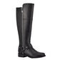 GBG Los Angeles Womens Harlea Wide Calf Knee-High Boots Black 8.5 Medium (B M)