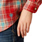 Ariat - Girls' Barn Plaid Long Sleeve