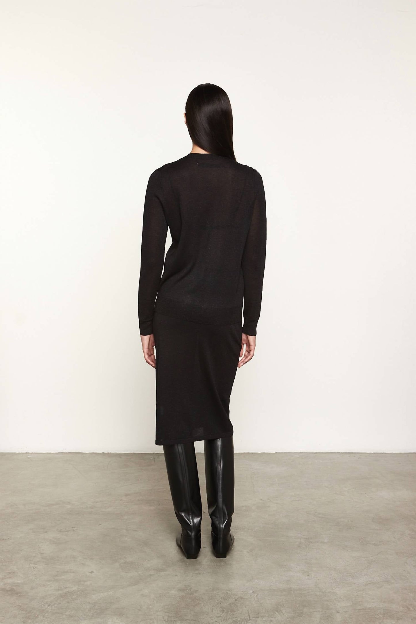 Enza Costa - LAMÉ KNITTED SKIRT