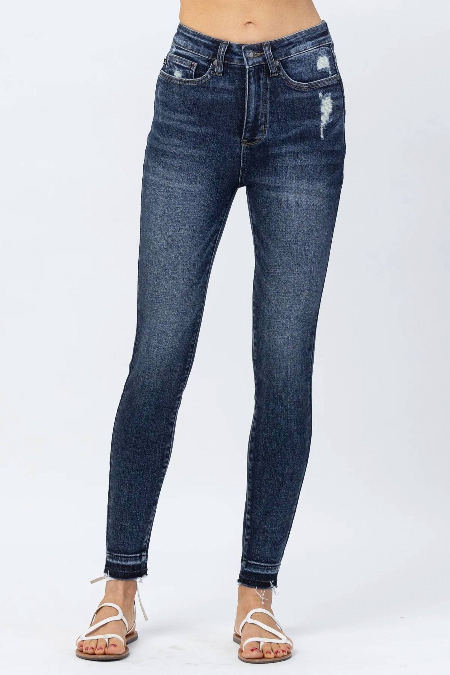 Judy Blue - Tummy Control Skinny Jeans - Plus