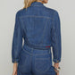 L'Agence - Koda Cropped Denim Jacket