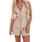 Mustard Seed - Bold Move V-neck Romper
