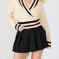 Steve Madden - Addison Faux Wrap Sweater
